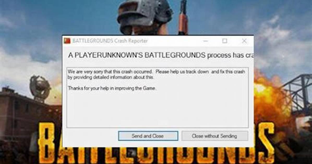 Why Does Pubg Keep Crashing Pc