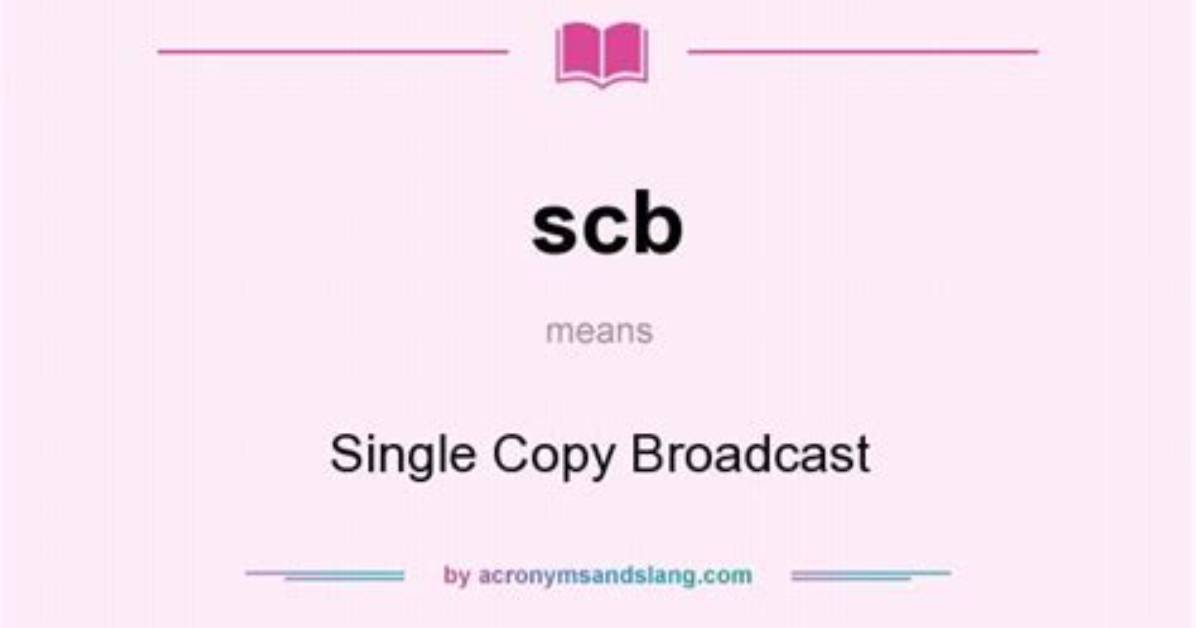 Why Does Scb Mean?