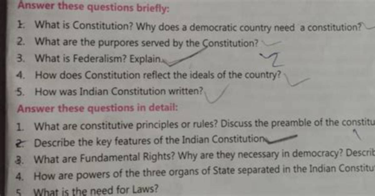 Why Does the Constitution Divide and Separate Powers