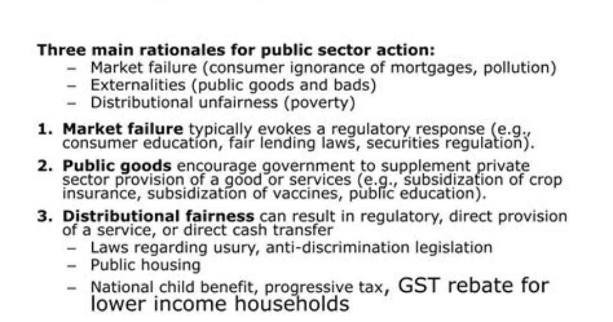 Why Does the Government Exist