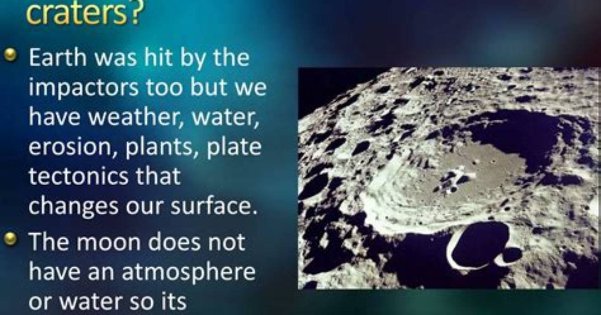 Why Does the Moon Have So Many Craters
