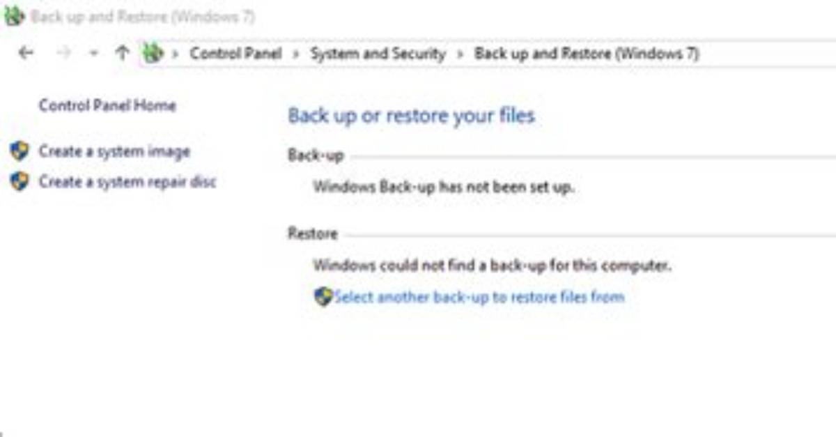 Why Does Windows 10 Backup and Restore Say Windows 7?