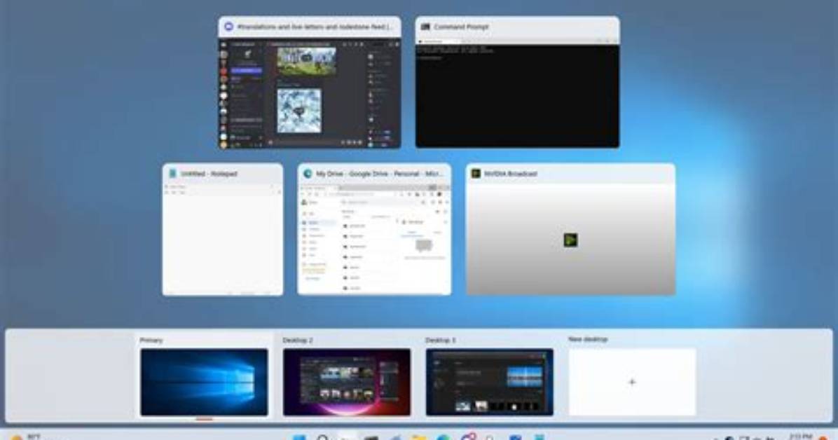 Why Does Windows 10 Have 2 Desktops?