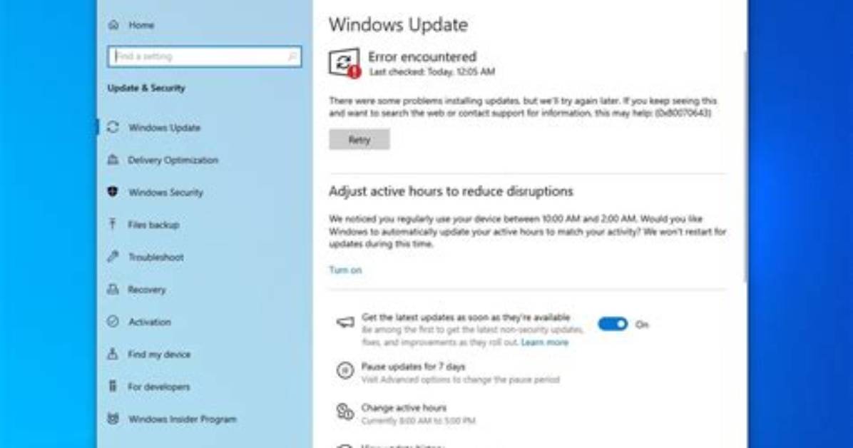 Why Does Windows Update Fail to Install?