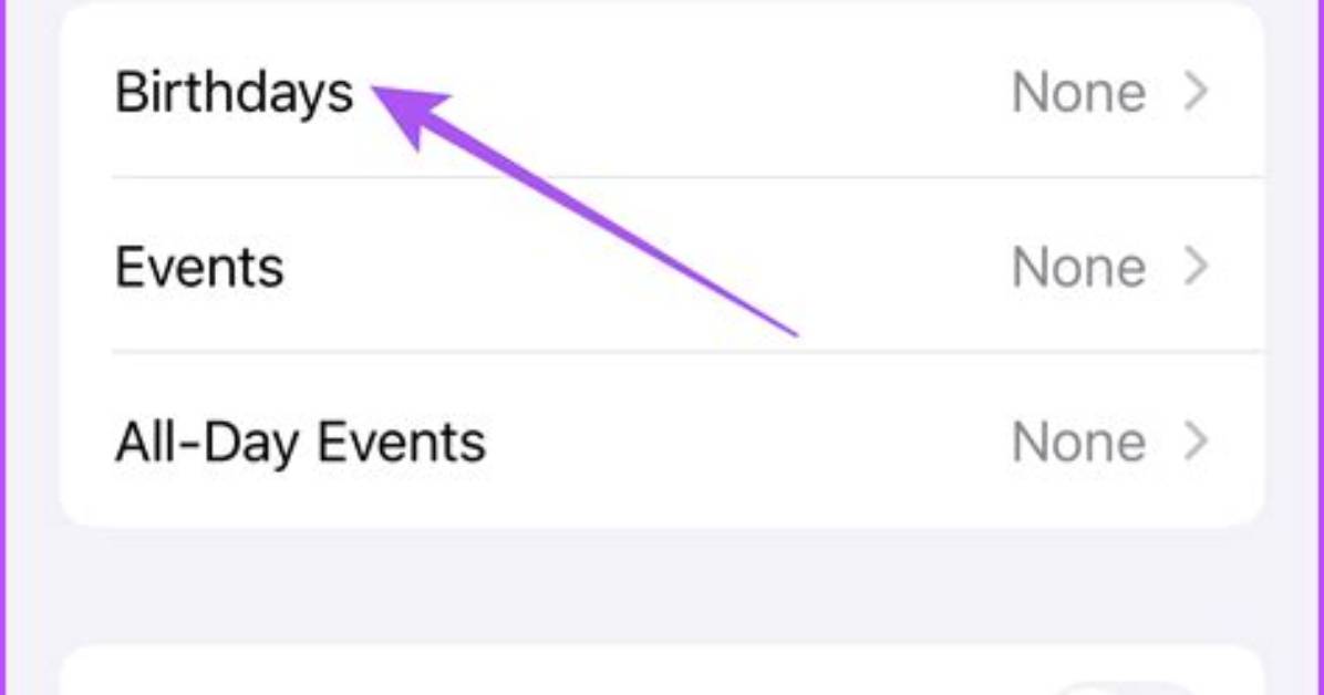 Why Doesn't Contact Birthdays Trigger Alert on Notification Screen?