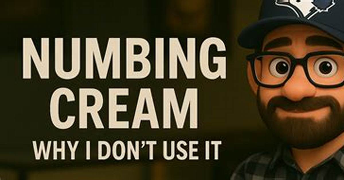 Why Don't They Use Numbing Cream for Tattoos?