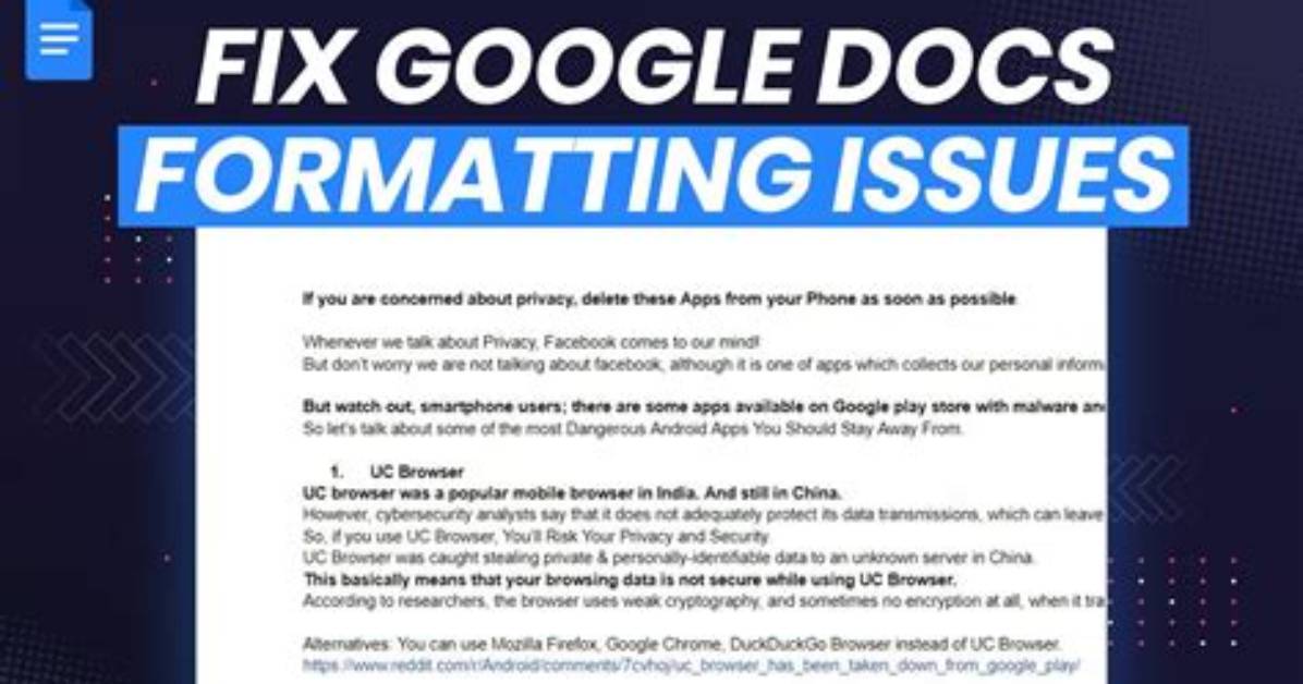 Why Google Docs Is Not Opening?