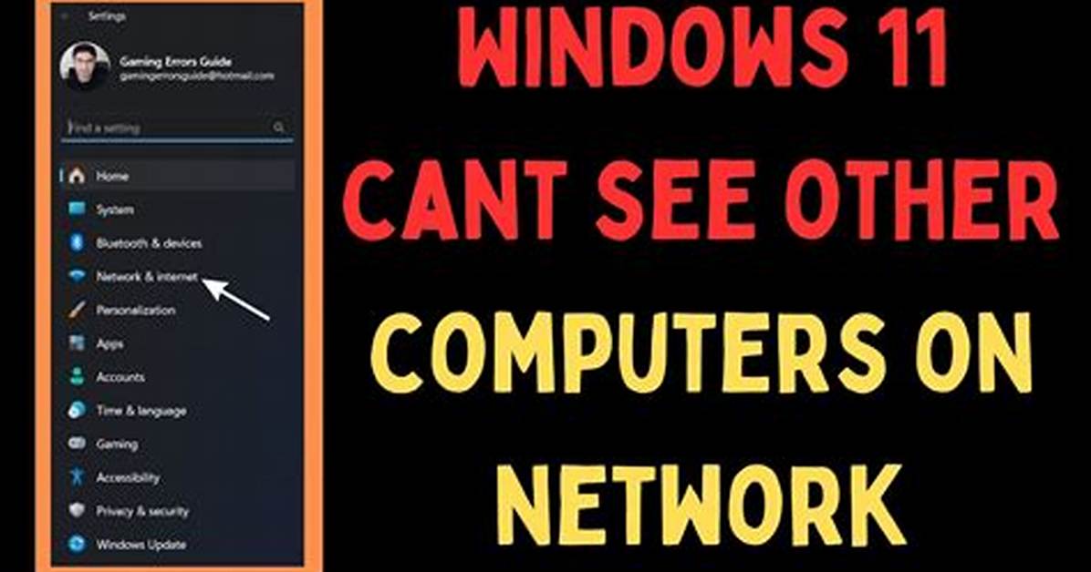 Why I Cannot See Other Computers on My Network Windows 10?