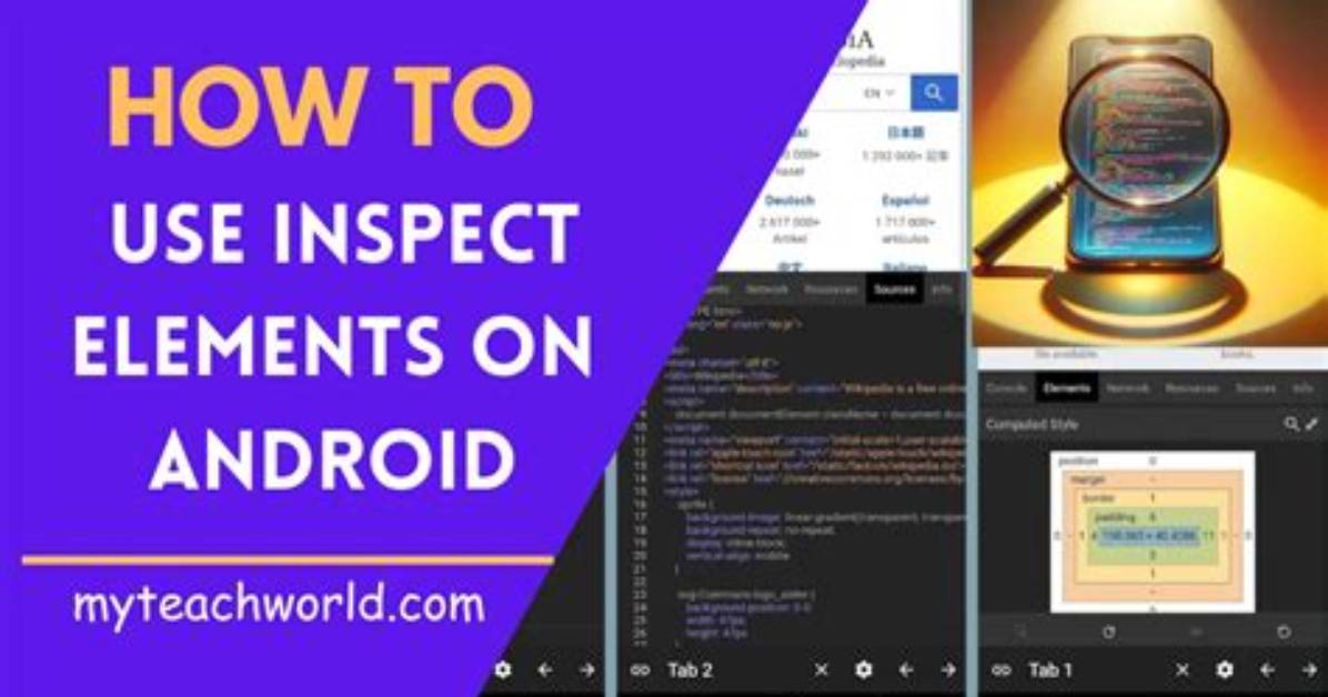 Why Inspect Element Is Used?