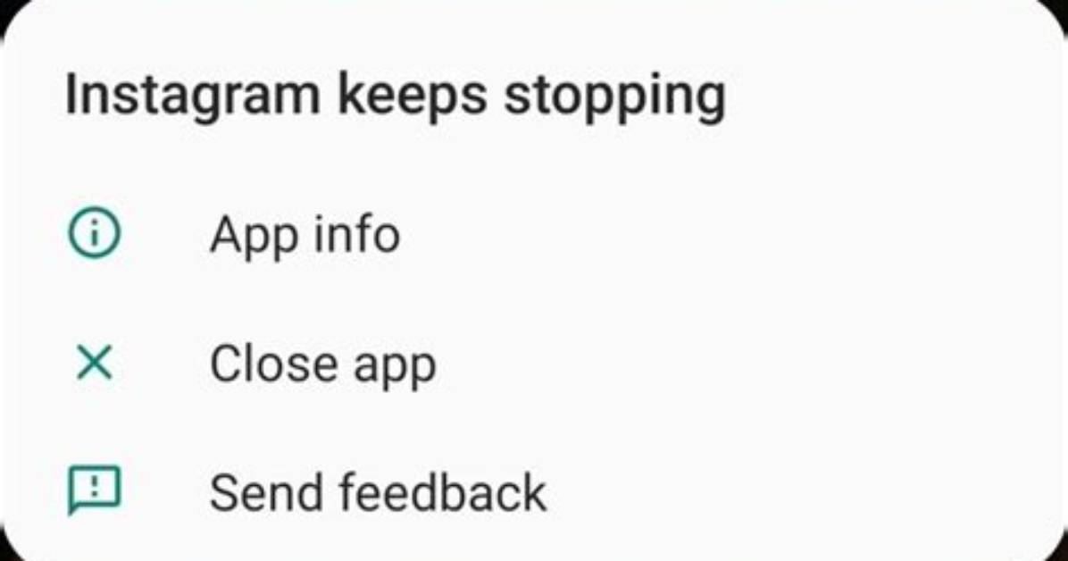 Why Instagram Keeps Stopping?
