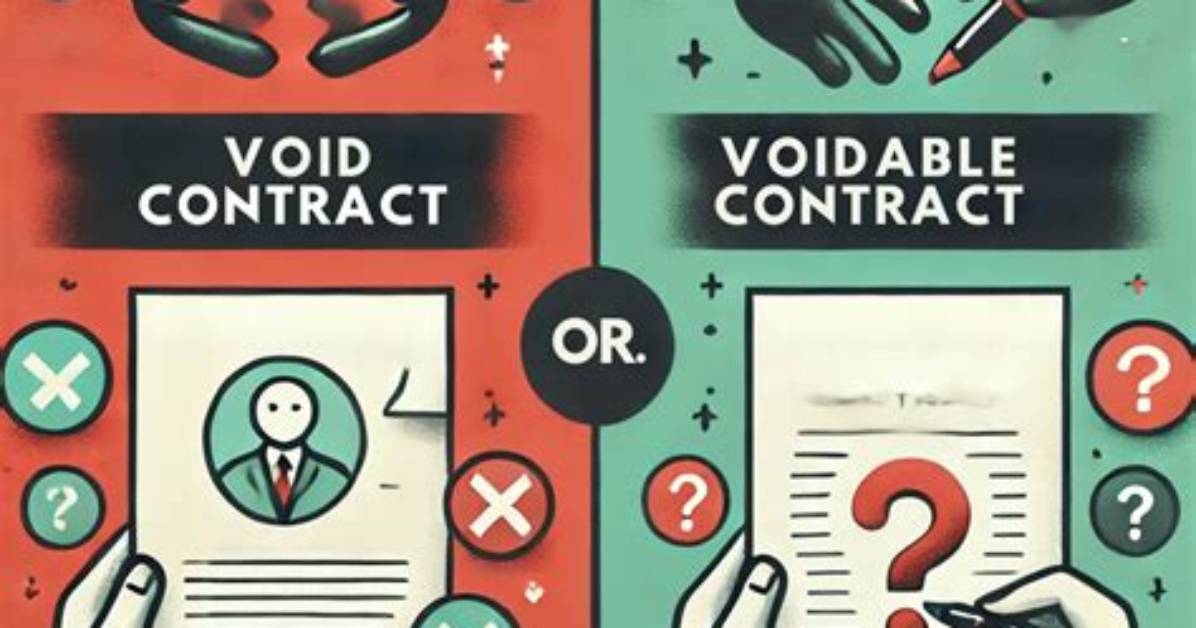 Why Is a Contract Voidable?