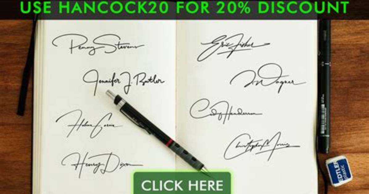 Why Is a Signature Called a John Hancock