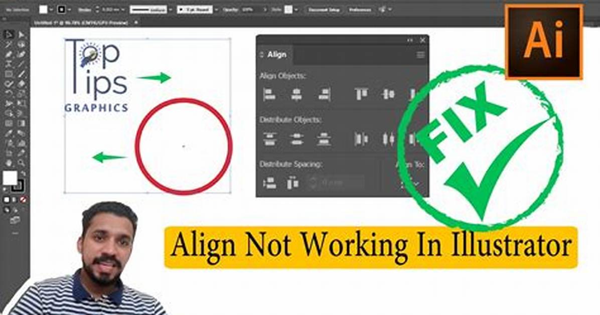 Why Is Align Not Working in Illustrator?