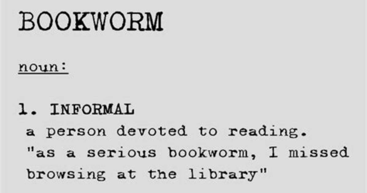 Why Is Bookworm a Noun?