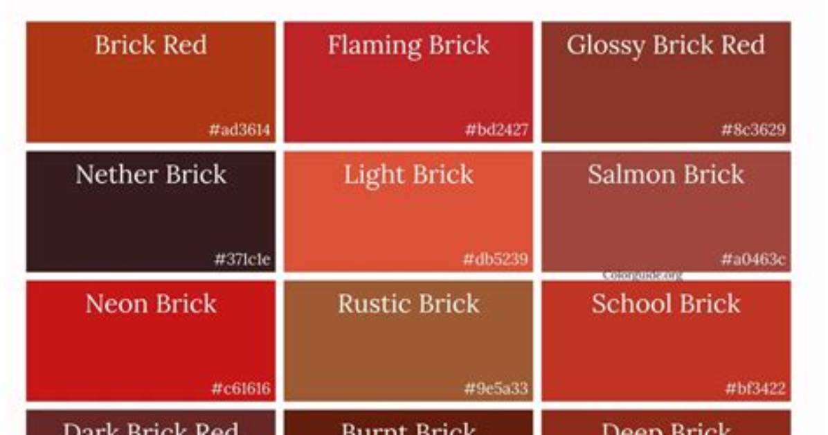 Why Is Brick Red?