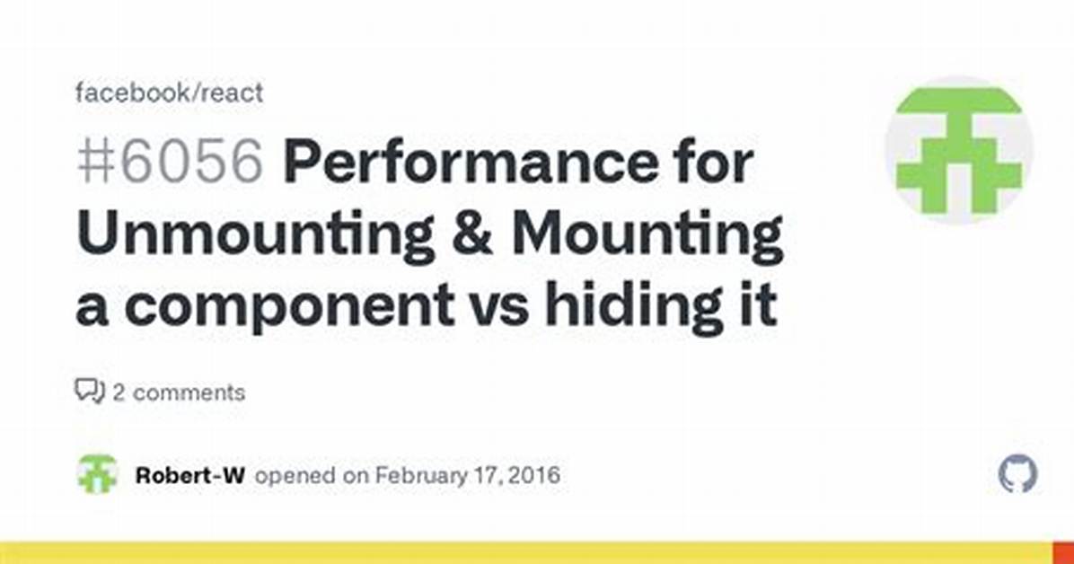 Why Is Component Unmounting?