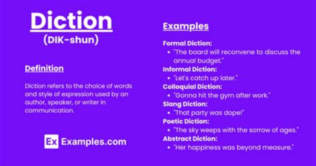 Why Is Diction Important? - Lisbd-Net. Com