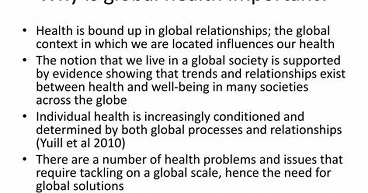 Why Is Global Context Important