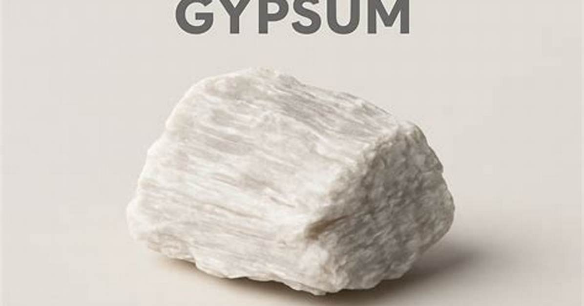Why Is Gypsum Soft
