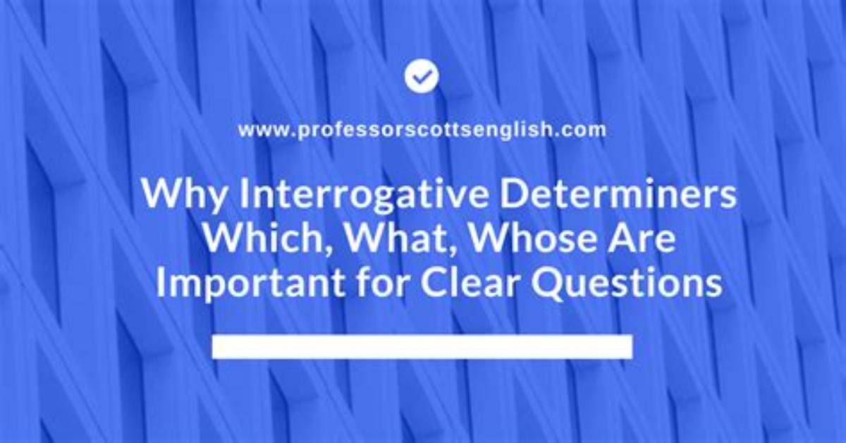 Why Is Interrogative Important?