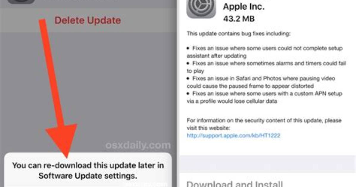 Why Is iOS Update Not Installing?