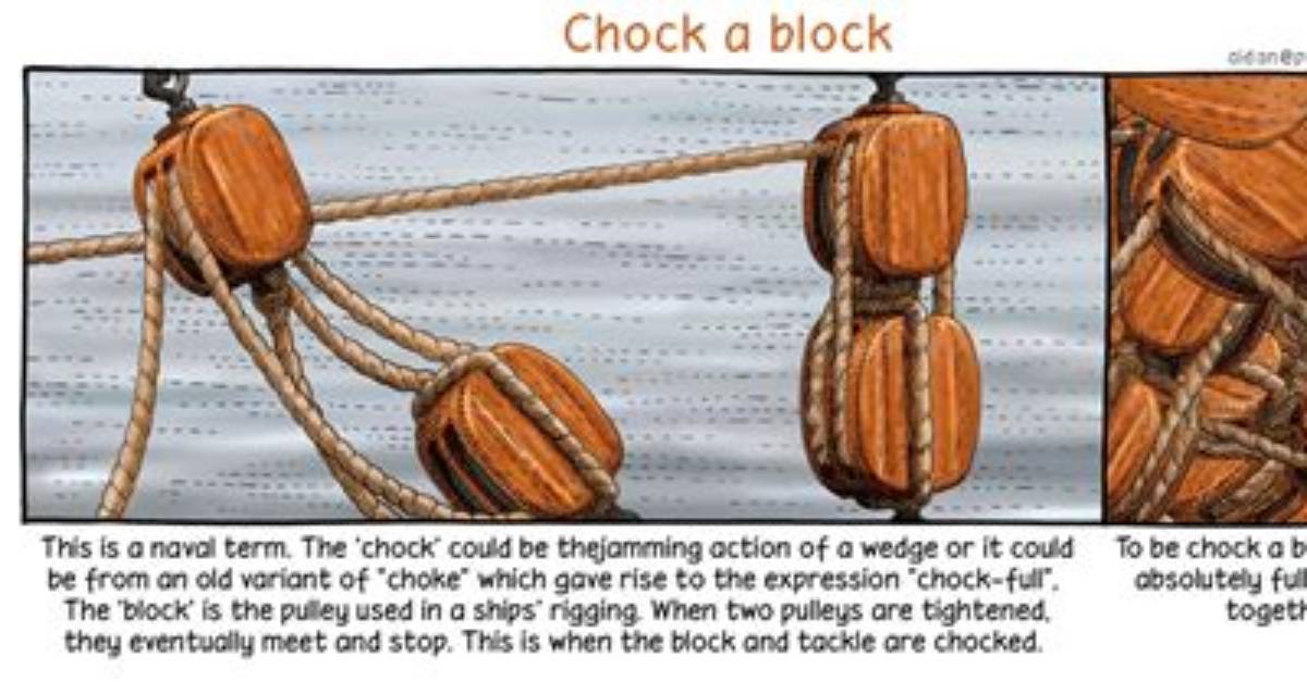 Why Is It Called Chock-a-Block?