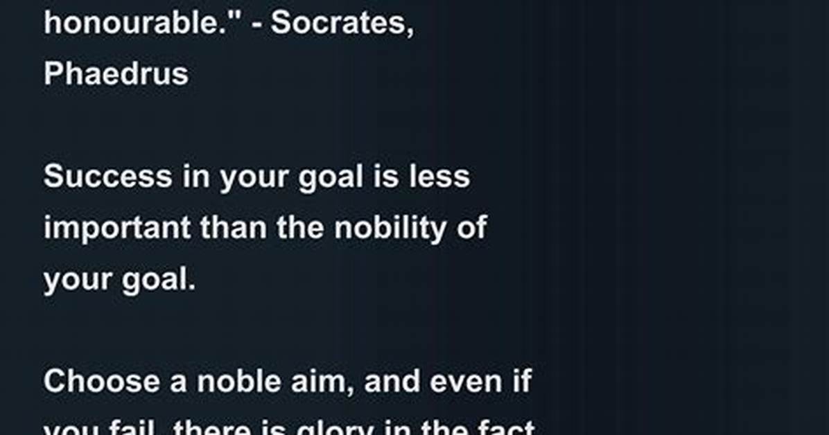 Why Is It Honourable to Fail Than to Cheat?