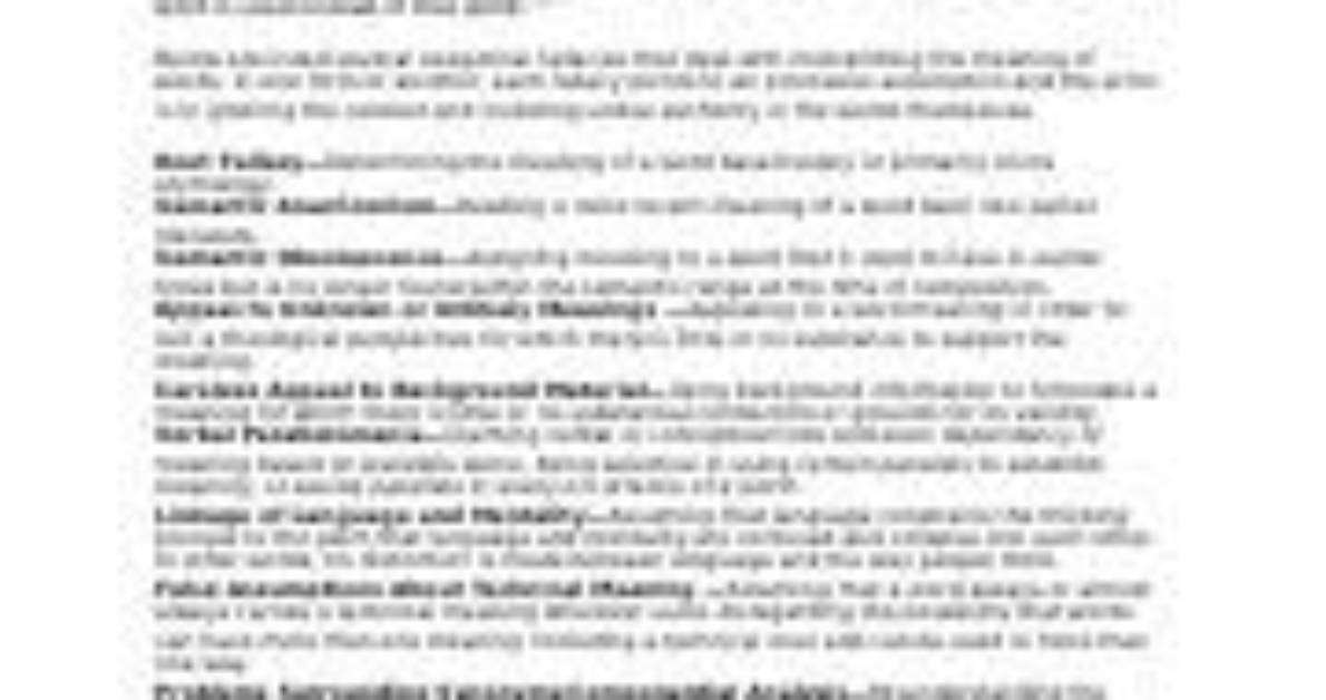 Why Is It Important to Avoid Committing Fallacy in Presenting an Argument