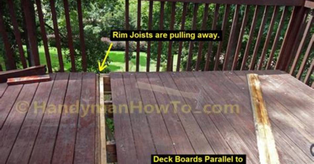 Why Is My Deck Sagging?
