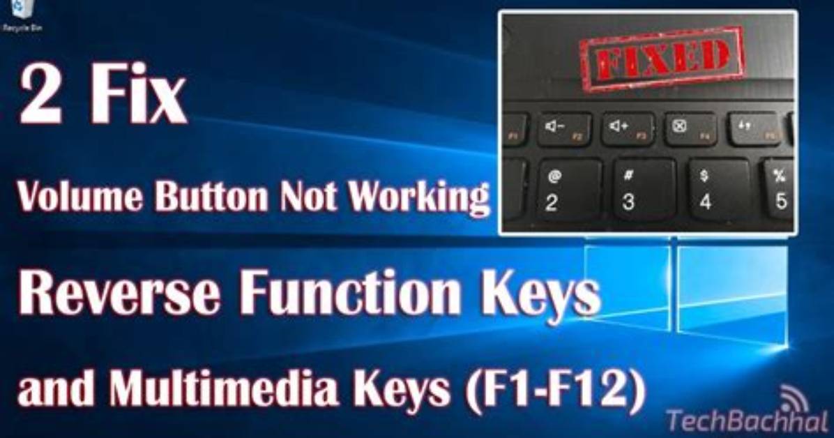 Why Is My F2 Button Not Working?