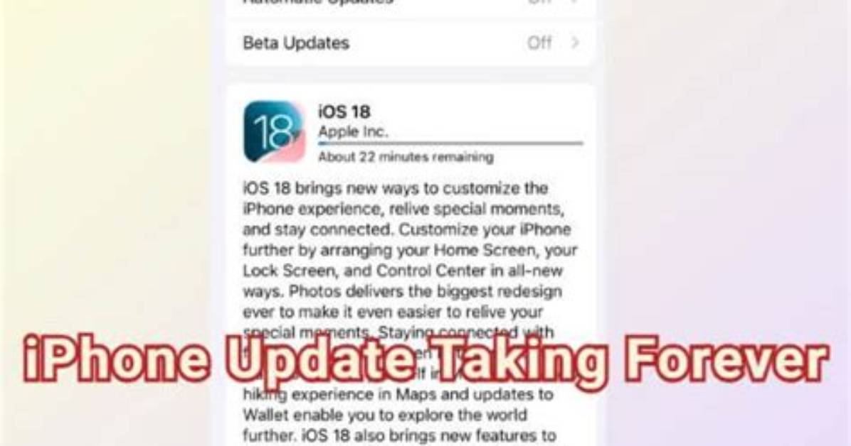 Why Is My iOS Software Update Taking So Long?
