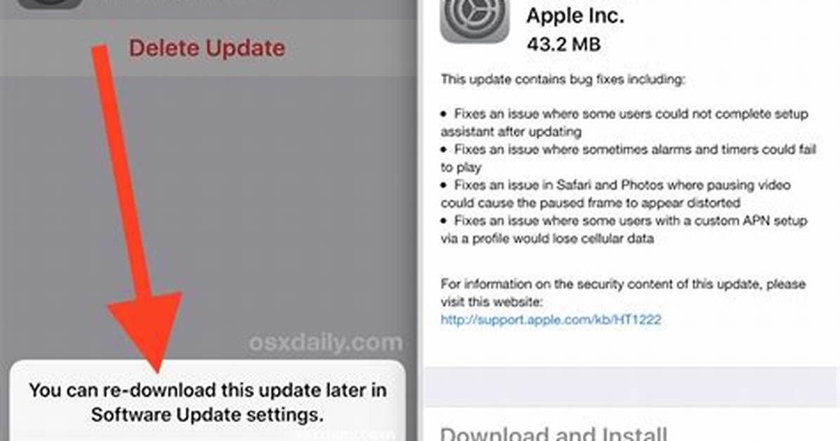 Why Is My iOS Update Not Installing?