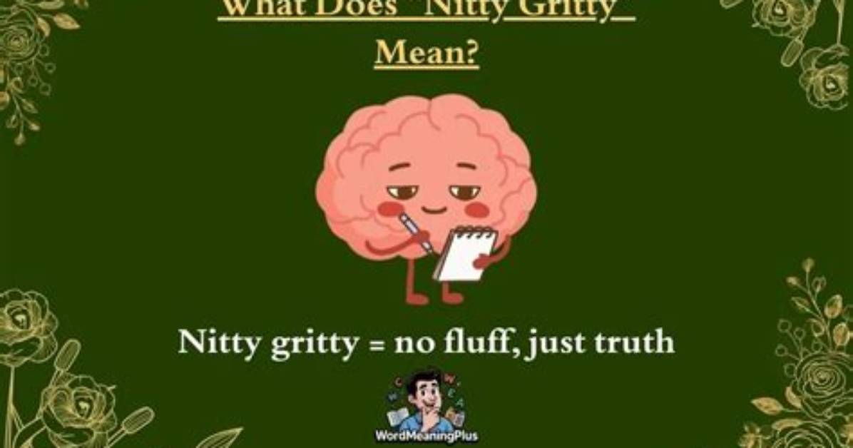 Why Is Nitty Gritty?