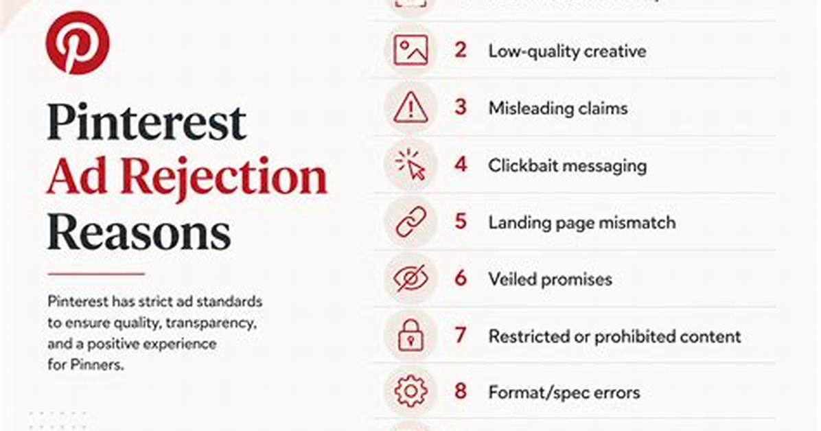 Why Is Pinterest Ad Rejected