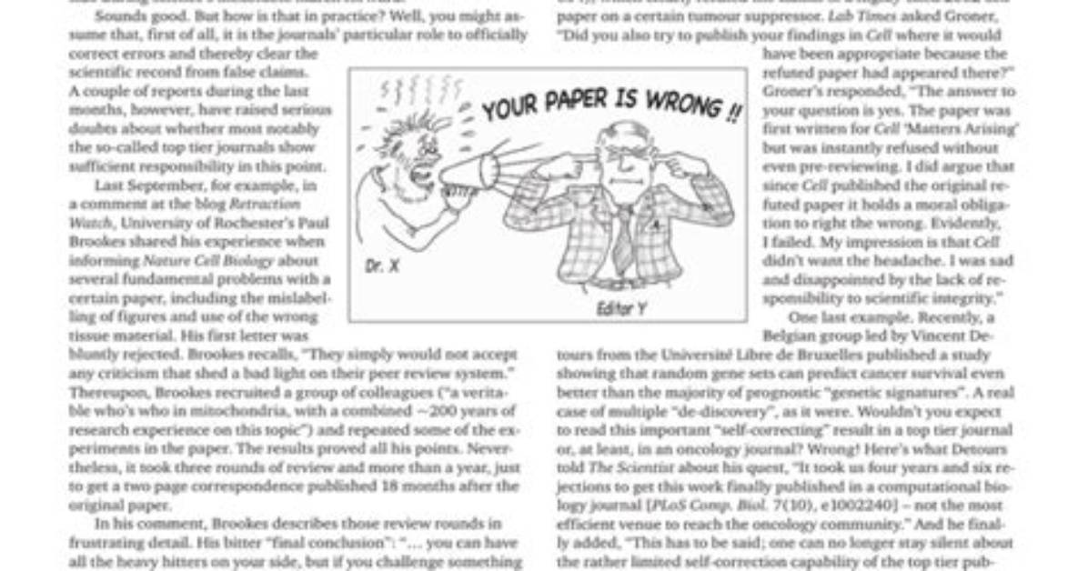 Why Is Science Considered Self Correcting?