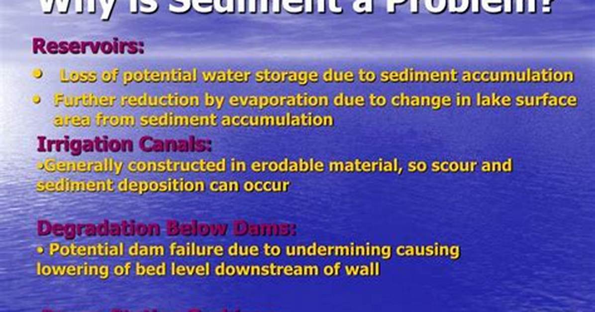 Why Is Sediment Considered a Problem in Mined Areas