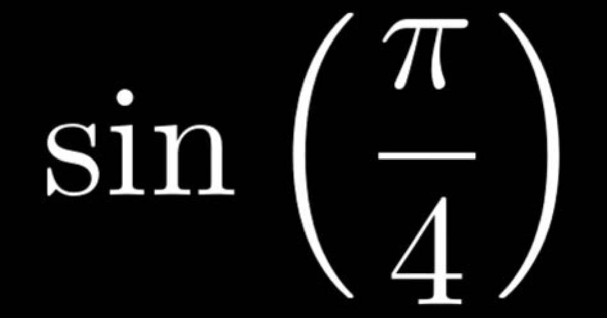 Why Is Sin(Pi/4) Different from Cos(Pi/4) in Python? [Duplicate]