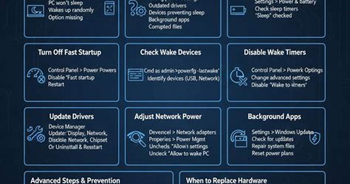 Why Is Sleep Mode Not Working Windows 10?