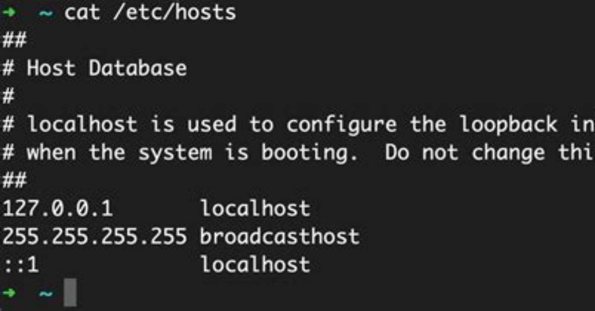 Why Is the /Etc/Hosts File Not Working?