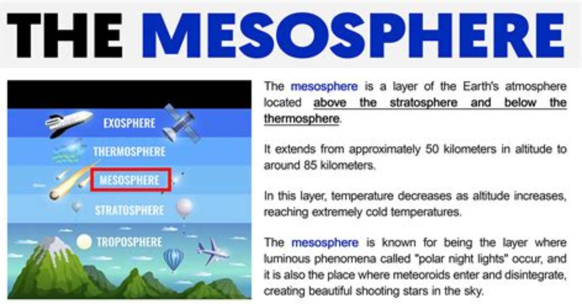 Why Is the Mesosphere the Coldest Layer