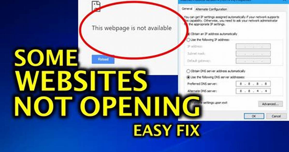 Why Is Website Is Not Opening?