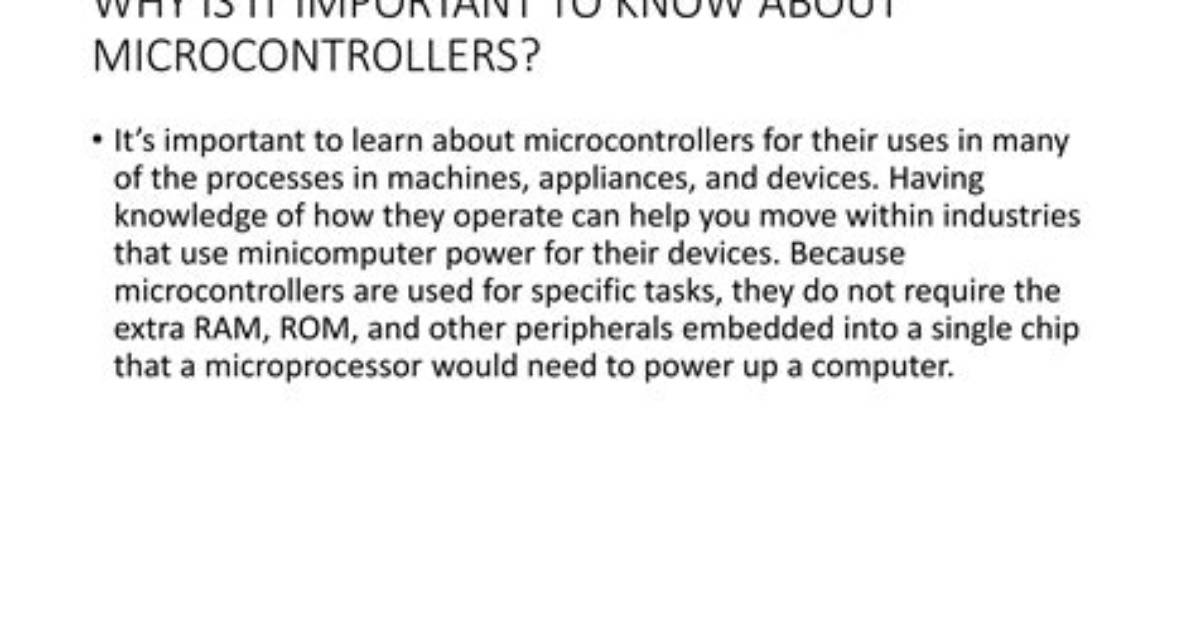 Why Minicomputer Is Important?