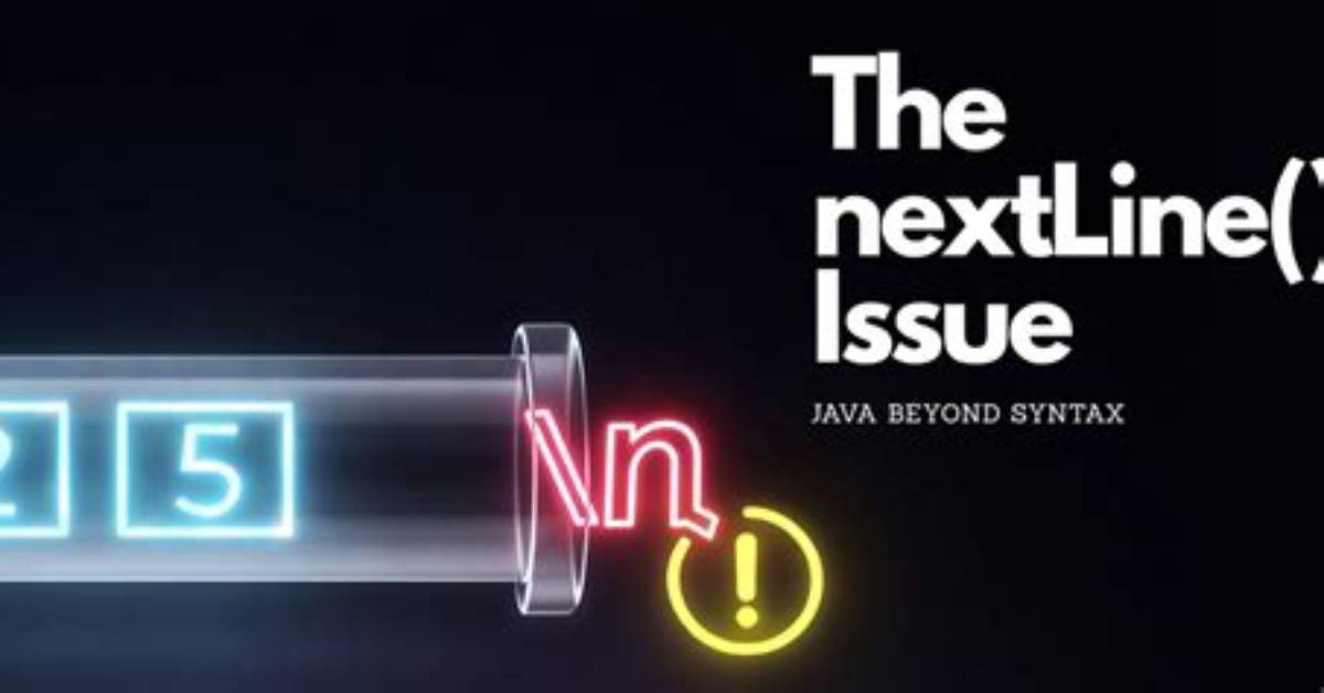 Why nextLine() and Not nextString()?