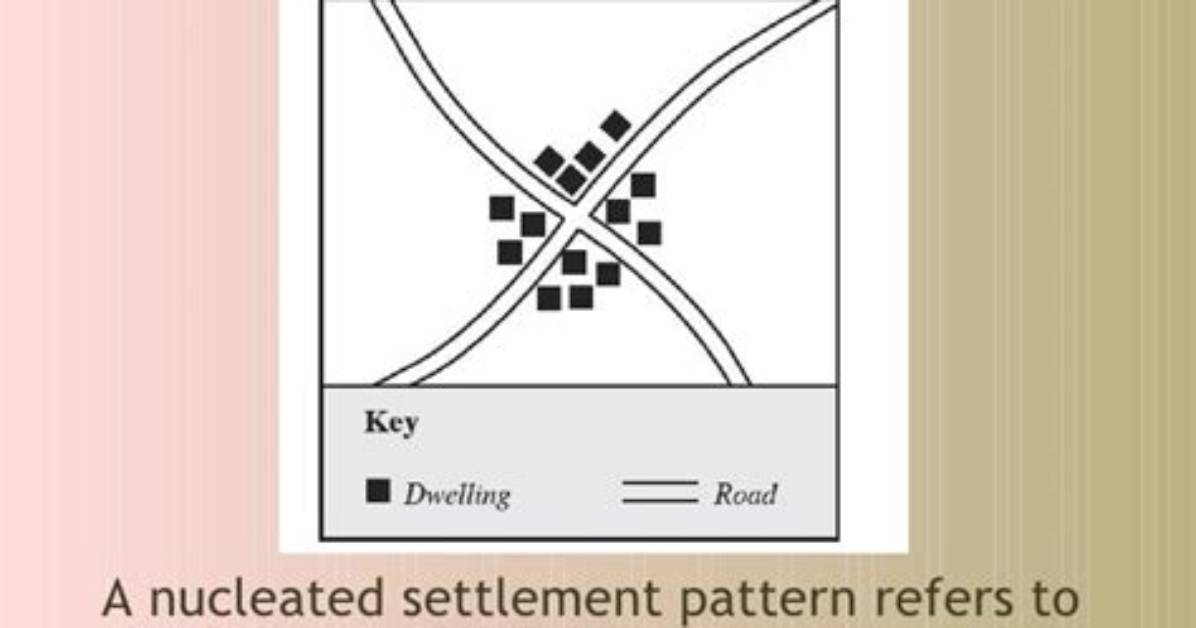 Why Nucleated Settlement Pattern?