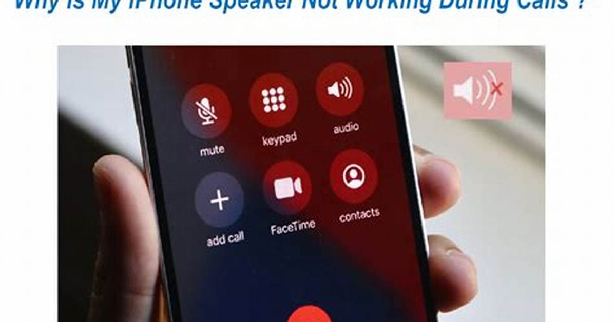 Why Phone Speaker Not Working?