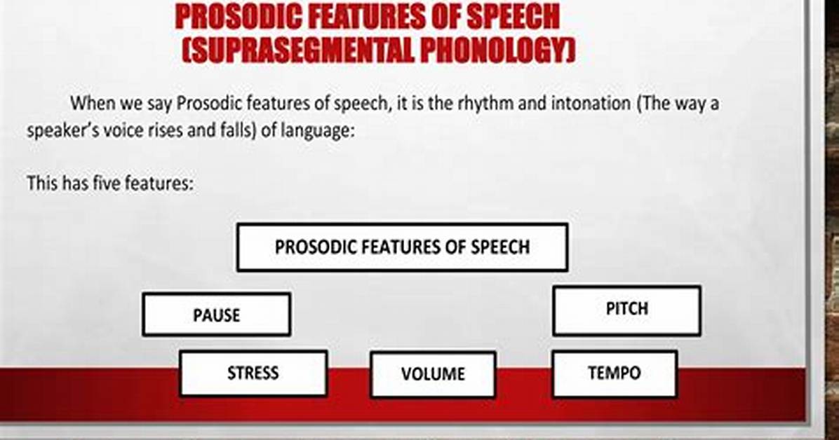 Why Prosodic Features Is Important?