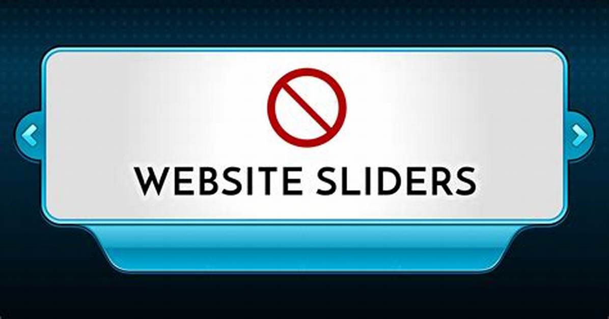 Why Sliders Are Bad?