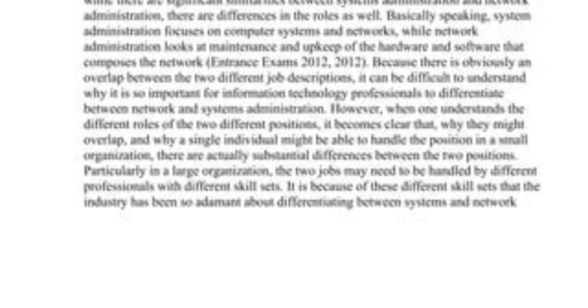 Why Systems Administration Is So Important in an Organization?