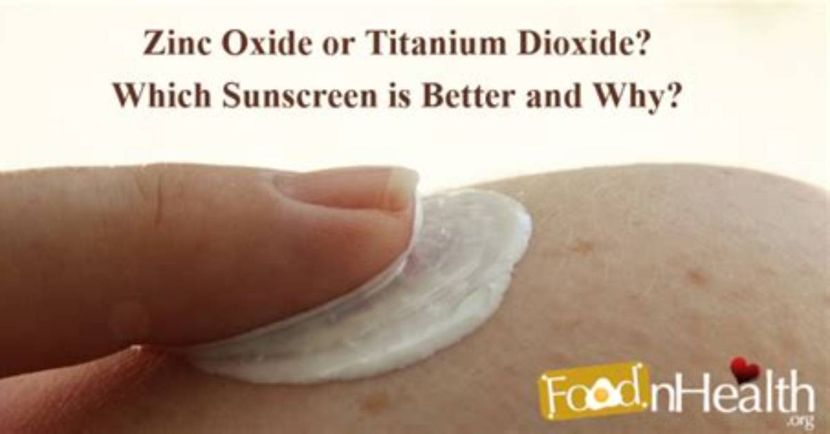 Why Titanium Dioxide in Sunscreen?
