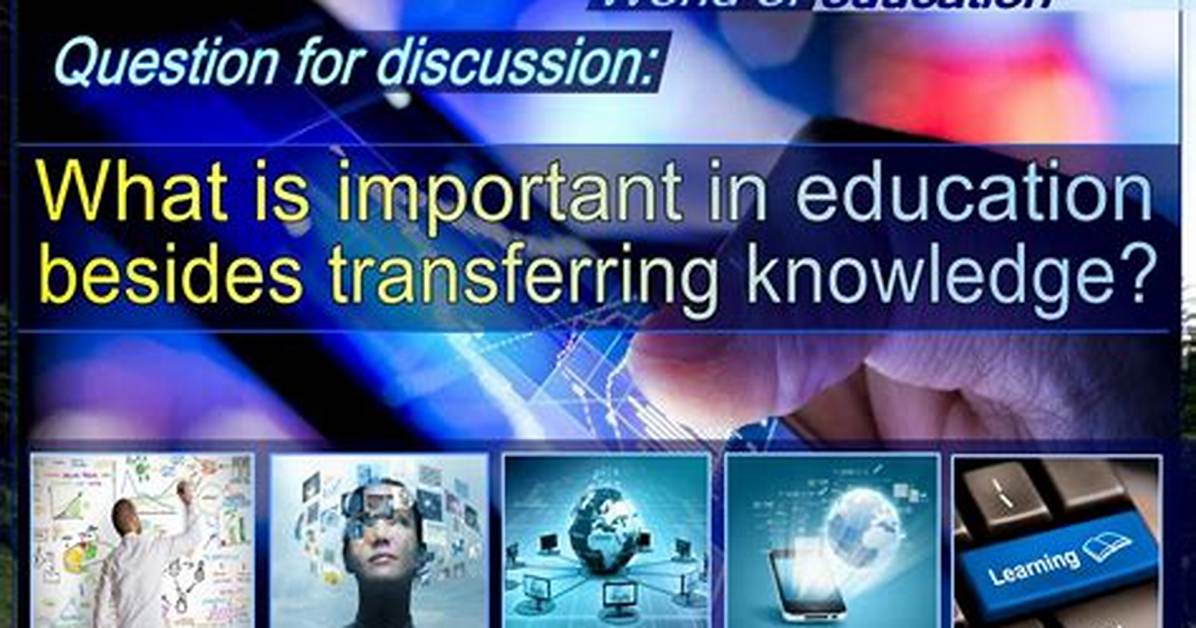 Why Transferring Knowledge Is Important?